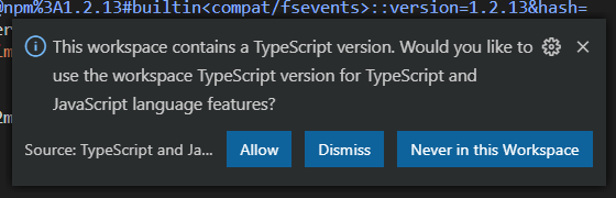 Allow TypeScript