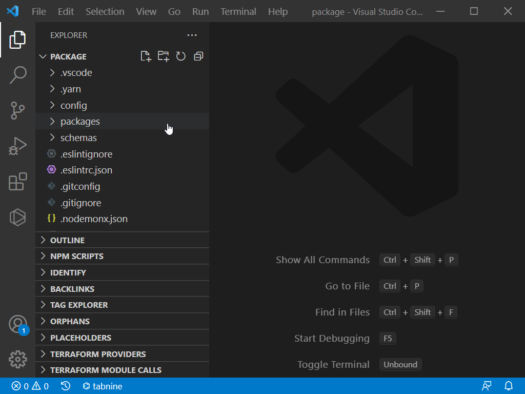 VSCode Locate TypeScript